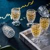 30ml/70ml Mermaid Shaped Glass Cup Exquisite Small Wine Glass Exquisite Glassware Water Bottle High End Spirits Cup Drinkware