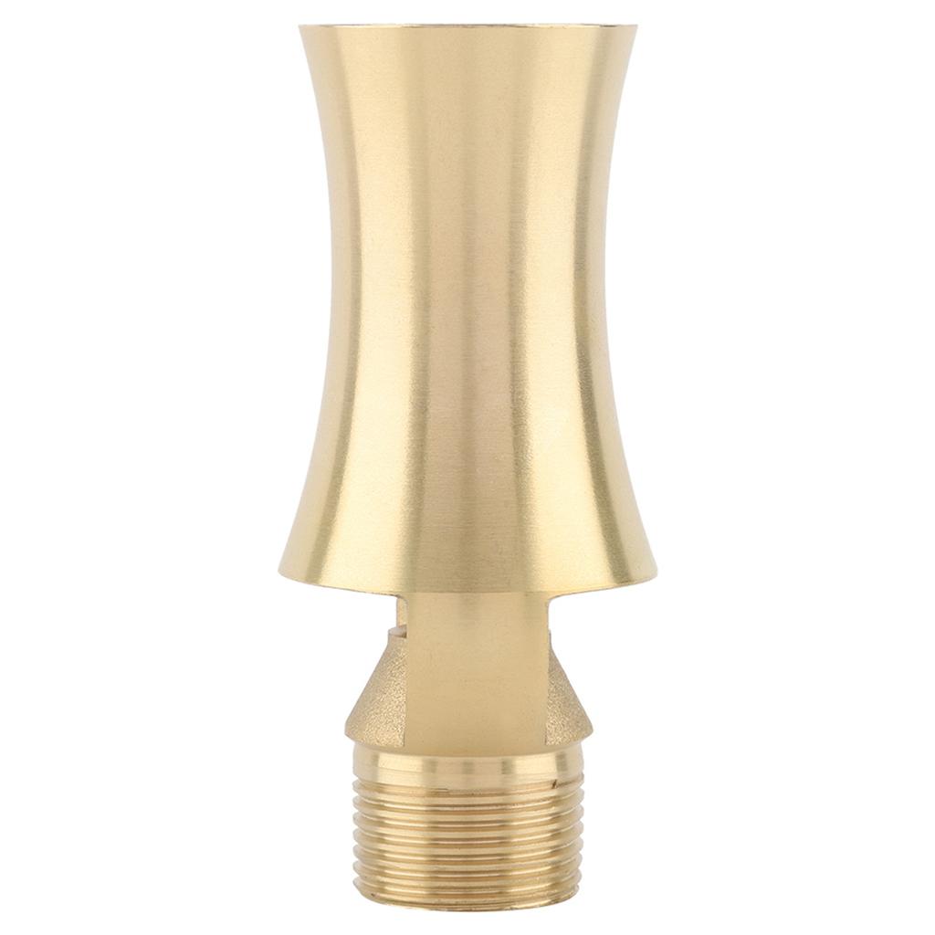 Латунная ледяная башня каскадная кедровая водный фонтан насадка распылительная головка для пруда (1/2""3/4"")