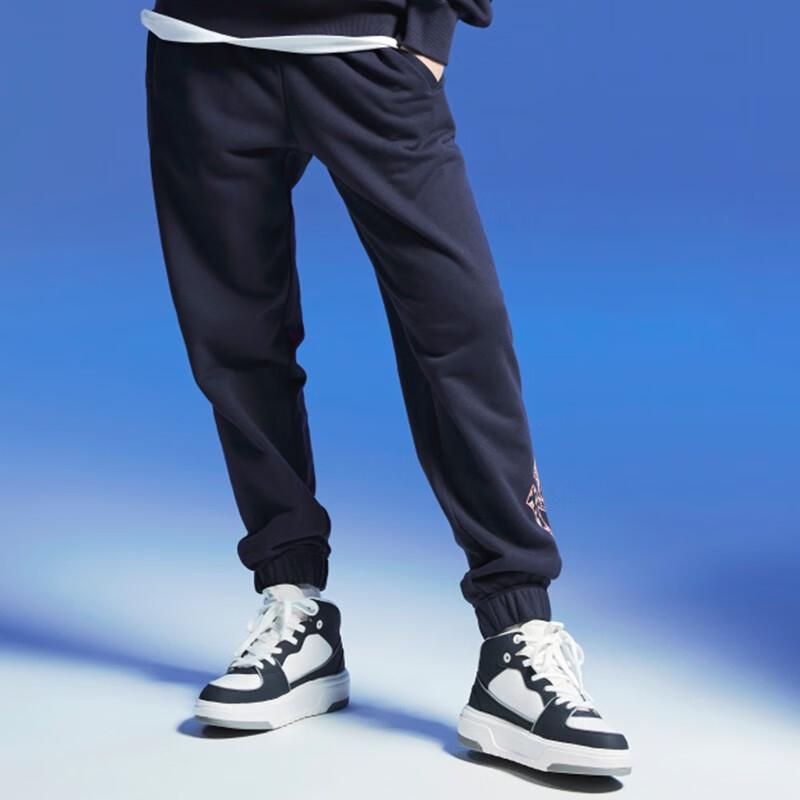 Новые вязаные спортивные штаны MLB унисекс темно-синие 3APTI0126-50NYD