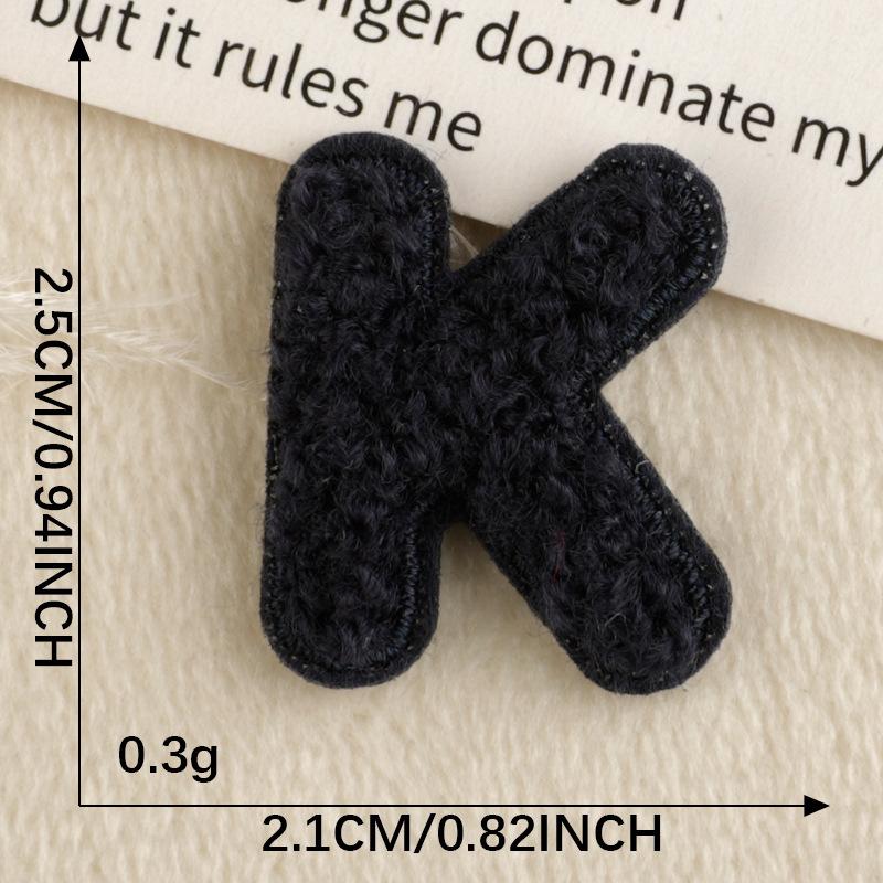 Вышитая нашивка этикетка полотенце вышитая нашивка оригинальная 26 букв одежда аксессуары DIY ручная работа аксессуары вышитая наклейка на ткань