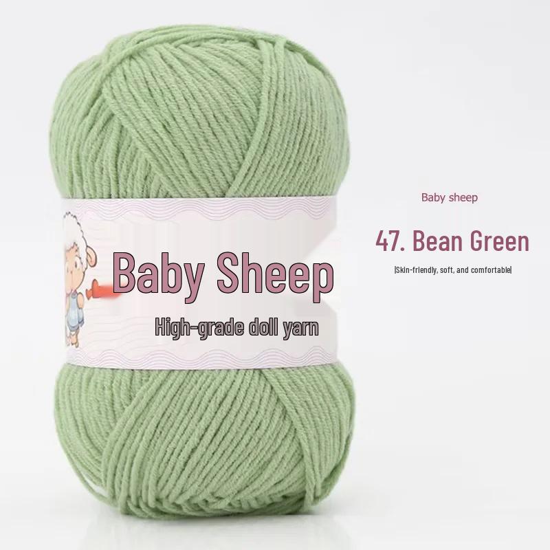 Пряжа из 4 нитей combed milk cotton (хлопок с молочным протеином) в мотке, для вязания спицами и крючком своими руками: Идеально для детских свитеров и шарфов
