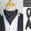 Men'S Scarf British Style Gray Striped Small Scarf Suit Autumn And Winter Men'S And Women'S Square Scarves