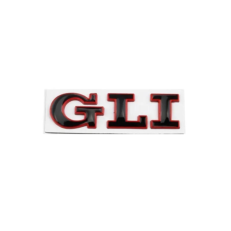 AGLNX1 8.5x3cm Car Side Metal Badge Rear Trunk Stickers for Volkswagen VW GLI Emblem GOLF 5 6 7 JETTA MK4 MK5 PASSAT Polo TOURAN T-ROC