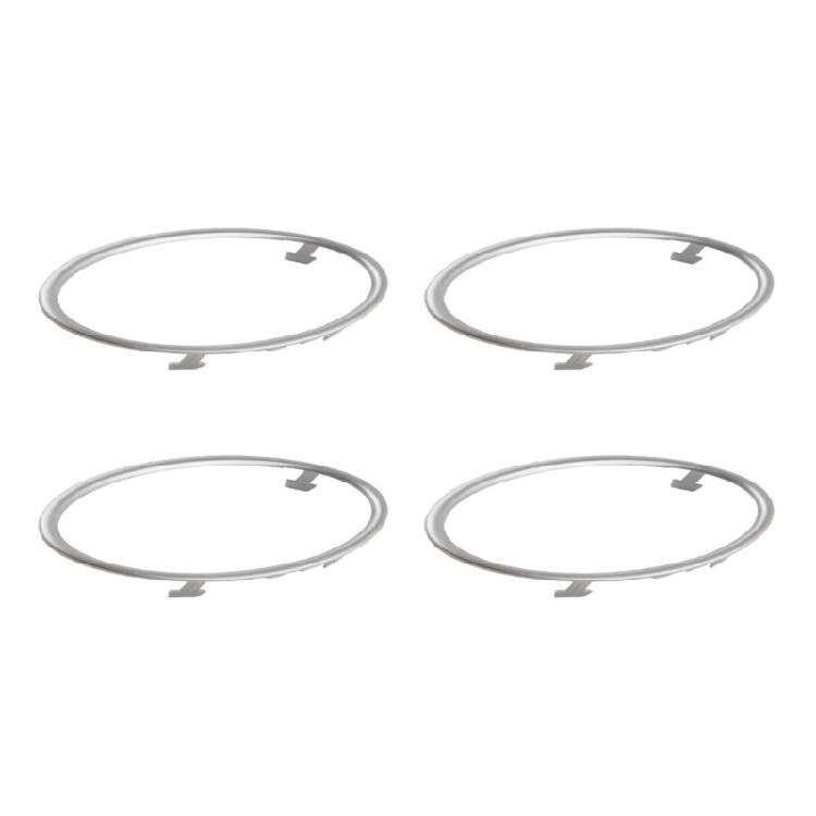 Air Conditioning Trim Outlet Decoration Vent Trim Circle Sticker for Automotive Stylish, Car Styling Visual Appeal 4pcs