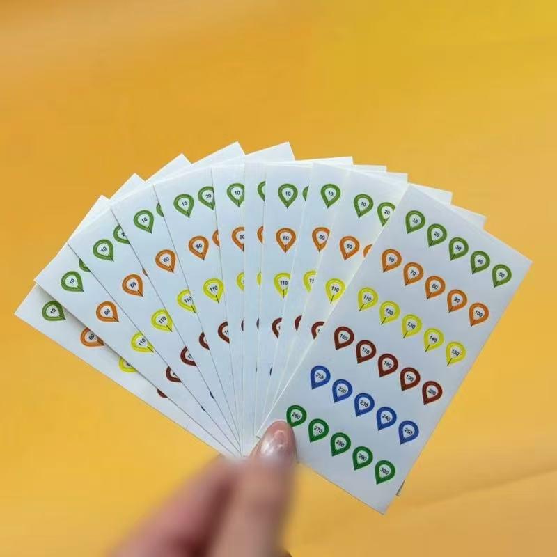 10 Листов Наклейки на Барабанчики Прицела Бирки на Барабанчики Прицела Для Стрельбы по Мишеням на Ближней и Средней Дистанции Охоты