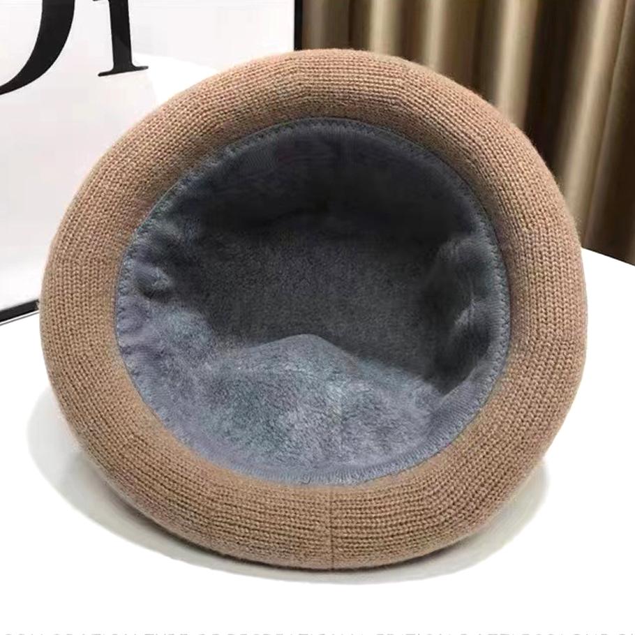 Женская зимняя панама, элегантная ветрозащитная шляпа с цветочным узором, ультра-толстая, сохраняющая тепло, осенне-зимняя шапка из искусственного меха