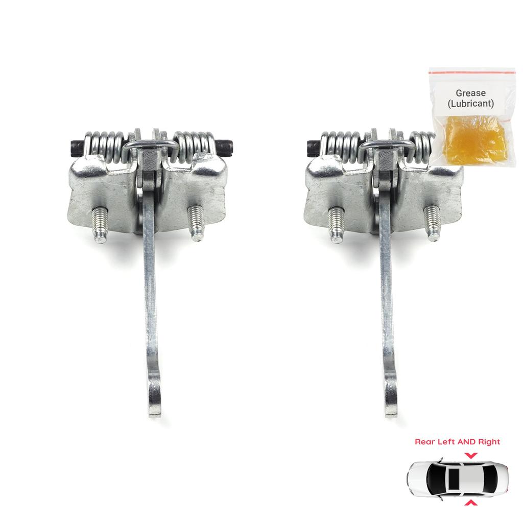 EDP938-1 2 Pieces Rear Left AND Right Door Catch Hinge Brake Stop Check Strap Limiter for Peugeot 106 I II 1991-2004 Citroen Saxo 1996-2004 9181H4