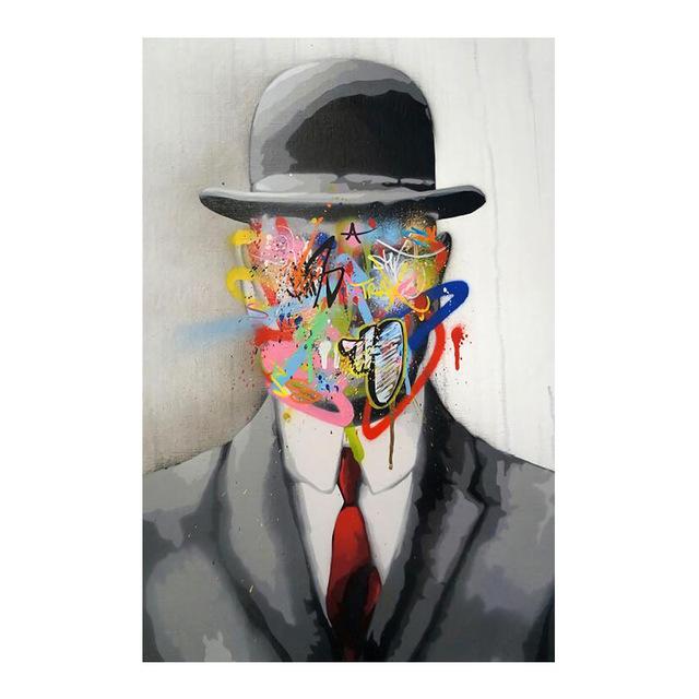 Граффити Бэнкси Абстрактная живопись на холсте Постеры и принты «Жизнь коротка, расслабься, уточка» Настенное искусство на холсте Домашний декор Без рамки