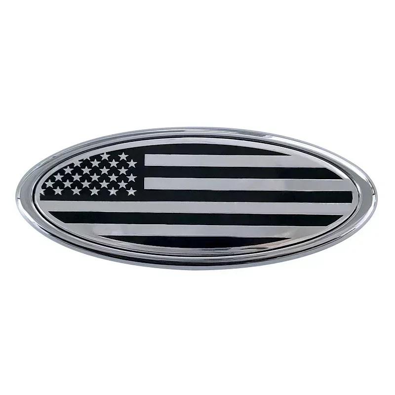 12.5X5CM Car Front Rear Badge Sticker for Ford Fusion Edge Transit Focus Fiesta Kuga Mondeo F150 Ecosport Trunk Emblem Decor bv33