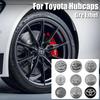 Toyota 2026 Новые колпаки на колеса 56/62 мм Декоративная накладка на центр колеса автомобиля Значок Колпаки на колеса автомобиля Toyota C-hr Rav4 Mira Автомобильная наклейка