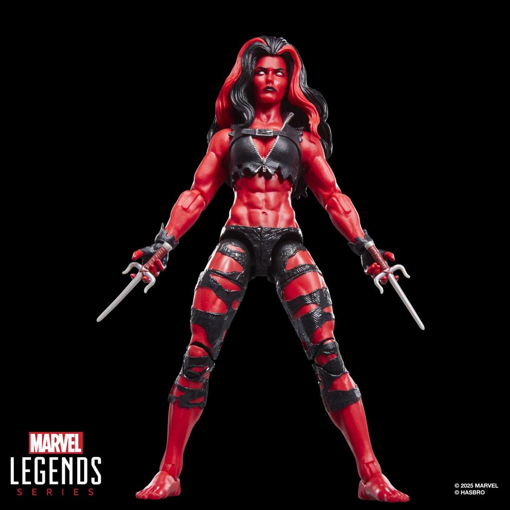 Hasbro Marvel Legends Series Red She-Hulk Action Figure 6-Inch Marvel Comics Collector's
