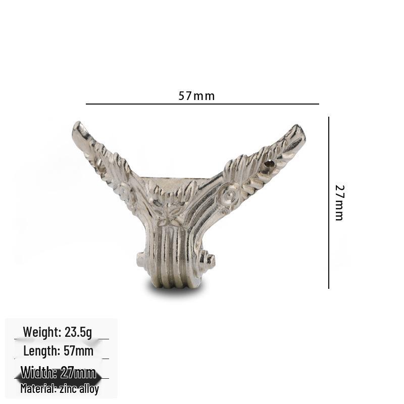 Zinc Alloy Tiger Paw Wooden Box Decorative Furniture Feet for Cabinet or Table