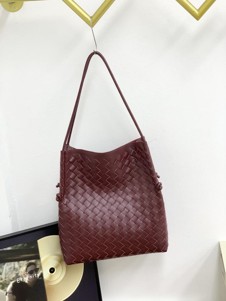 Новая женская сумка из коровьей кожи, плетеная корзина для овощей, большая вместимость, сумка через плечо на одно плечо, плетеная для женщин