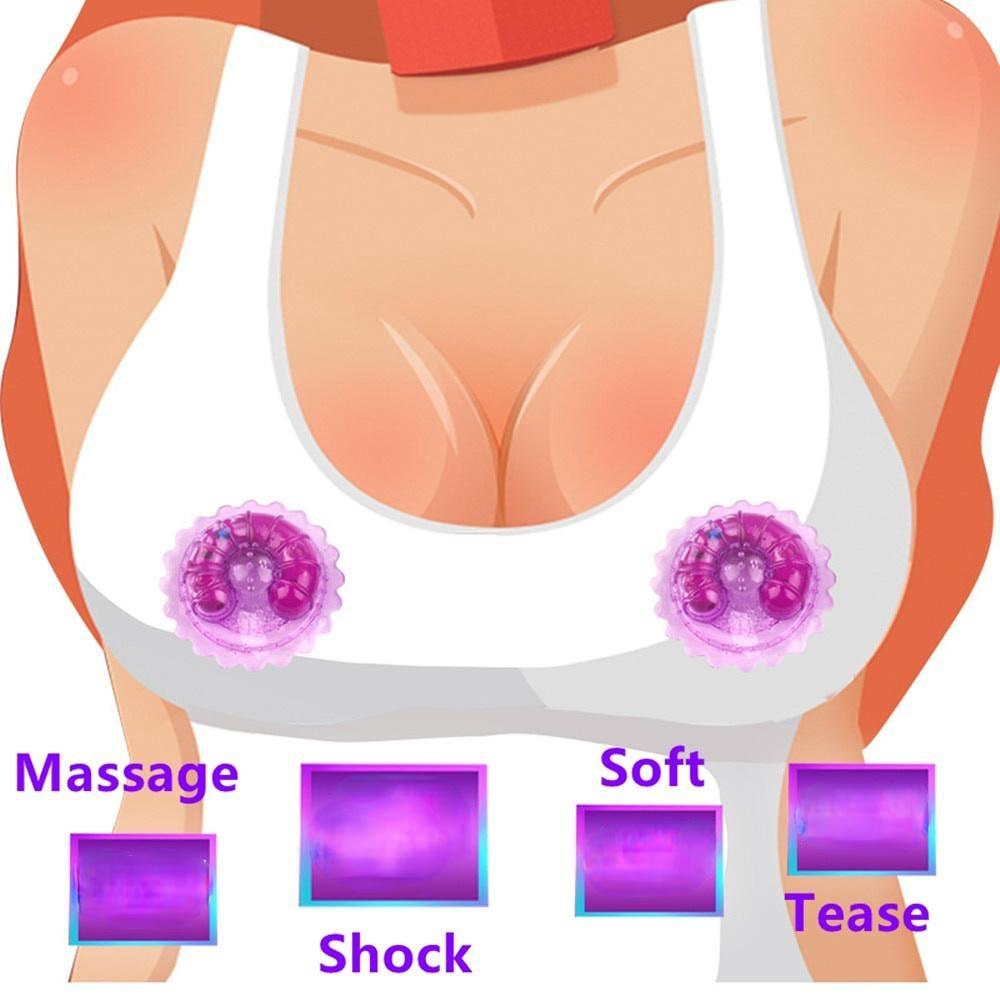 Вибрирующая присоска для сосков, 2 шт., вибратор-пуля, яйцо, зажимы для сосков, массажер для сосков для женщин, секс-игрушки для пар