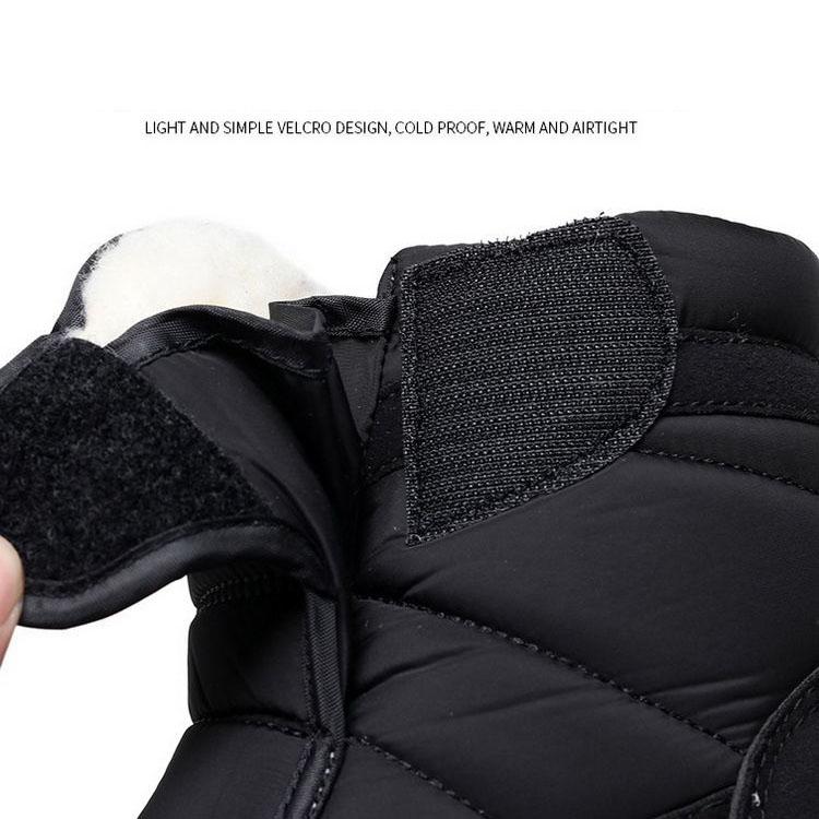 WTEMPO Мужские зимние ботинки 40–47, непромокаемые однотонные зимние ботинки, мужские повседневные легкие ботильоны, уличные теплые зимние ботинки