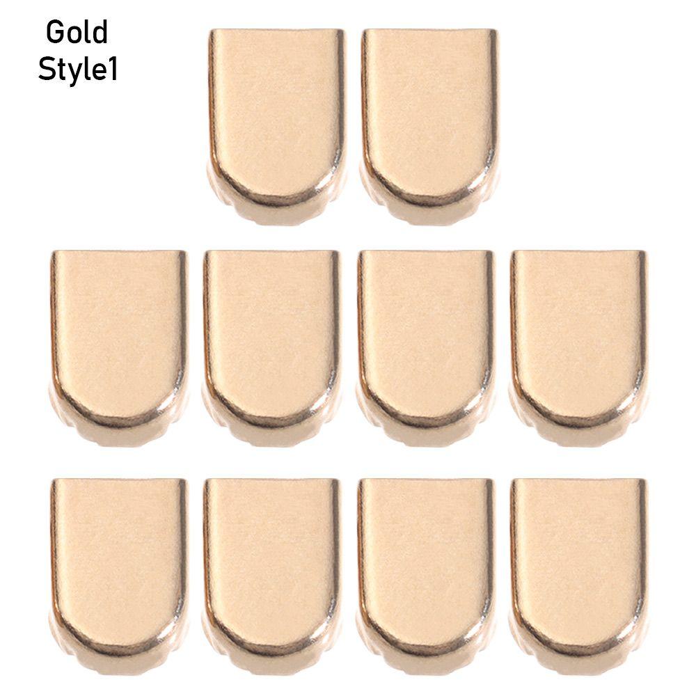 Shoe Decorations Lazy Shoelace Buckle Metal Lace Lock Shoelaces Accessories Shoelaces Tips Head