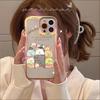 Кавайный чехол для телефона Sumikko Gurashi для iPhone 13 14 Pro Max XS XR 12 11 Pro 13 Mini 6 7 8 Plus Мягкая прозрачная задняя крышка