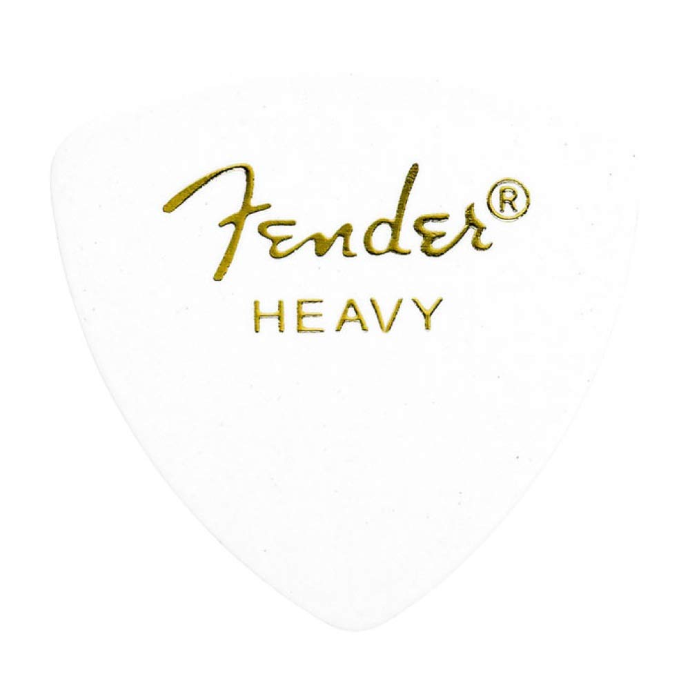 Fender 346 Shape Picks, Heavy, White (12 Pack)