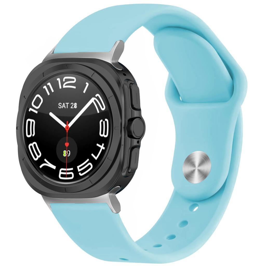 Спортивный силиконовый ремешок для Samsung Galaxy watch 7 ultra Ремешок 47 мм Аксессуары correa Браслет galaxy watch 7 FE 44 мм 40 мм 40 ремешок