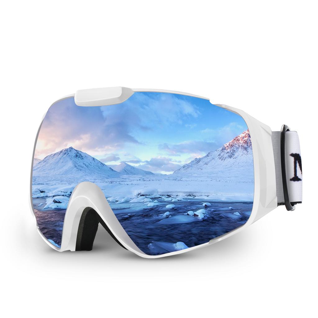 Ski GogglesOtg Anti-Fog Snowboard Skate Snowmoblie Double Layer Spherical Lens Snow Goggles Men Women M4
