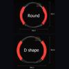 Car Carbon Fiber Leather Universal Steering Wheel Cover Waterproof and Non-slip Suitable for All Cars