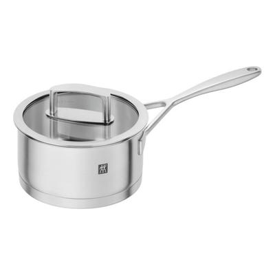 Кастрюля ZWILLING 16 см из нержавеющей стали с толстым дном и 3-слойной структурой, совместимая с IH, пригодная для мытья в посудомоечной машине, японская «Vitality 1,5 л» [Авторизованный
