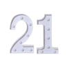 2Pcs Number 16 18 21 30 Led Light String Happy Birthday Party Decoration Wedding Anniversary Adult Birthday Party Gift Light Led 5