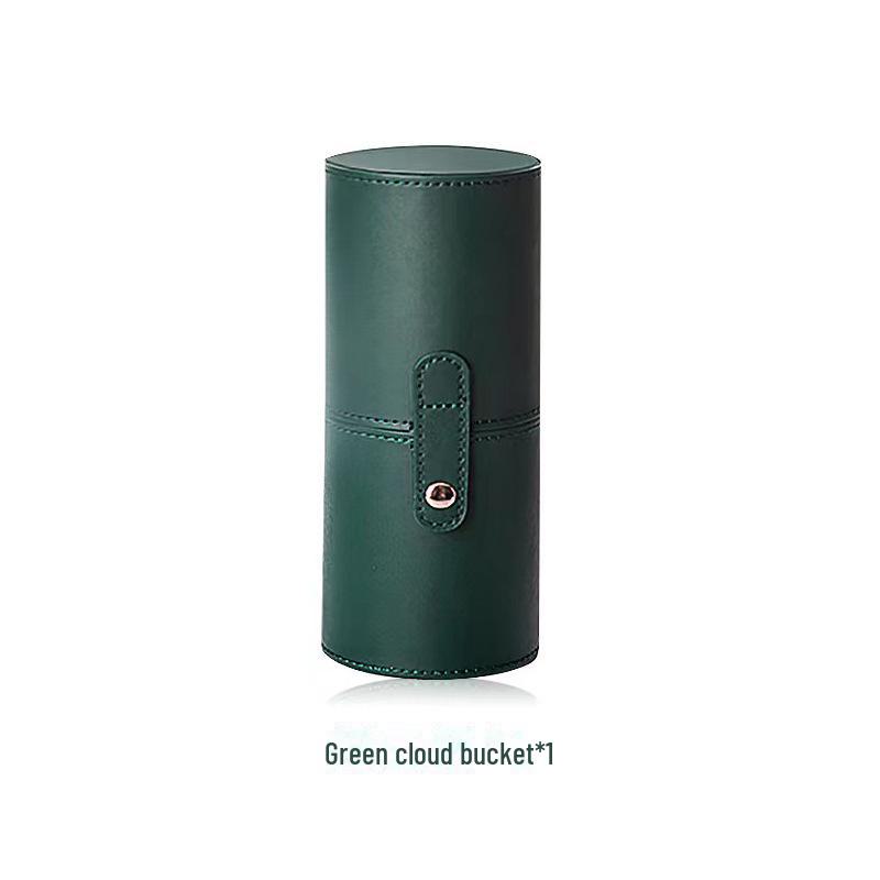 Набор кистей для макияжа Green Cloud из 14 предметов: В комплект входят кисти для пудры, румян и хайлайтера.