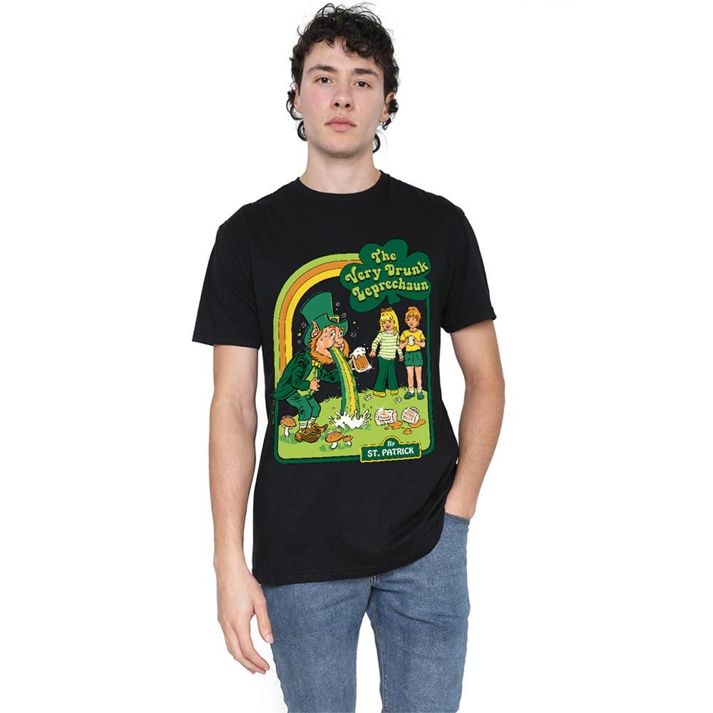 Steven Rhodes The Very Drunk Leprechaun Unisex T-Shirt S-5XL, Black