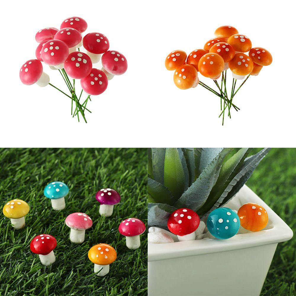 Подарок Мох Декоративные колышки Украшение Горшечные растения Декор Искусственная пена Миниатюрная фигурка Мини-гриб
