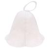 Felt Head Protection Bath Anti Heat Free Size Russian Style Shower Cap Sauna Hat