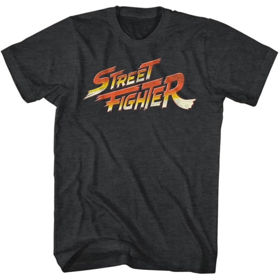 Футболка с логотипом игры Street Fighter, Черная, Средний размер