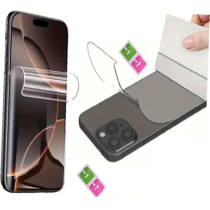 Protection complète avant et arrière Ailika Pour TELEPHONE samsung galaxy A16 5G – Film hydrogel double face ultra clair haute cla