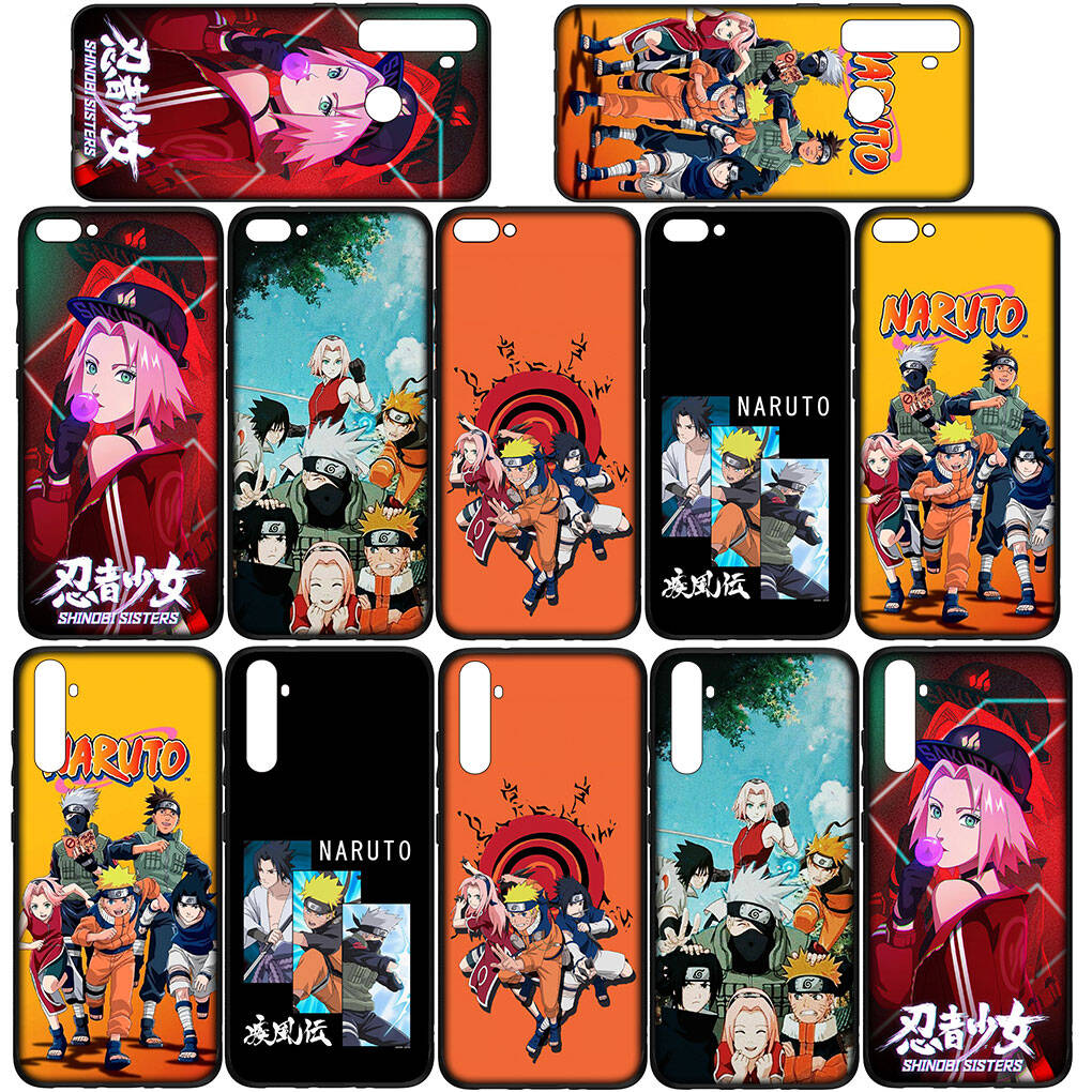 Case for iPhone 17 15 16 Plus Xiaomi Poco X7 X6 F8 F7 C85 C75 Redmi Note 14 12 11 13 Pro Max A4 14C 13C 15C Haruno Cute Sakura Sasuke Kakashi Narutos