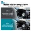 For Subaru BRZ Toyota GR86 2021 2022 2023 2024 2025 Real Hard Carbon Fiber Sticker Speedometer Dashboard Frame LHD Cover Decor