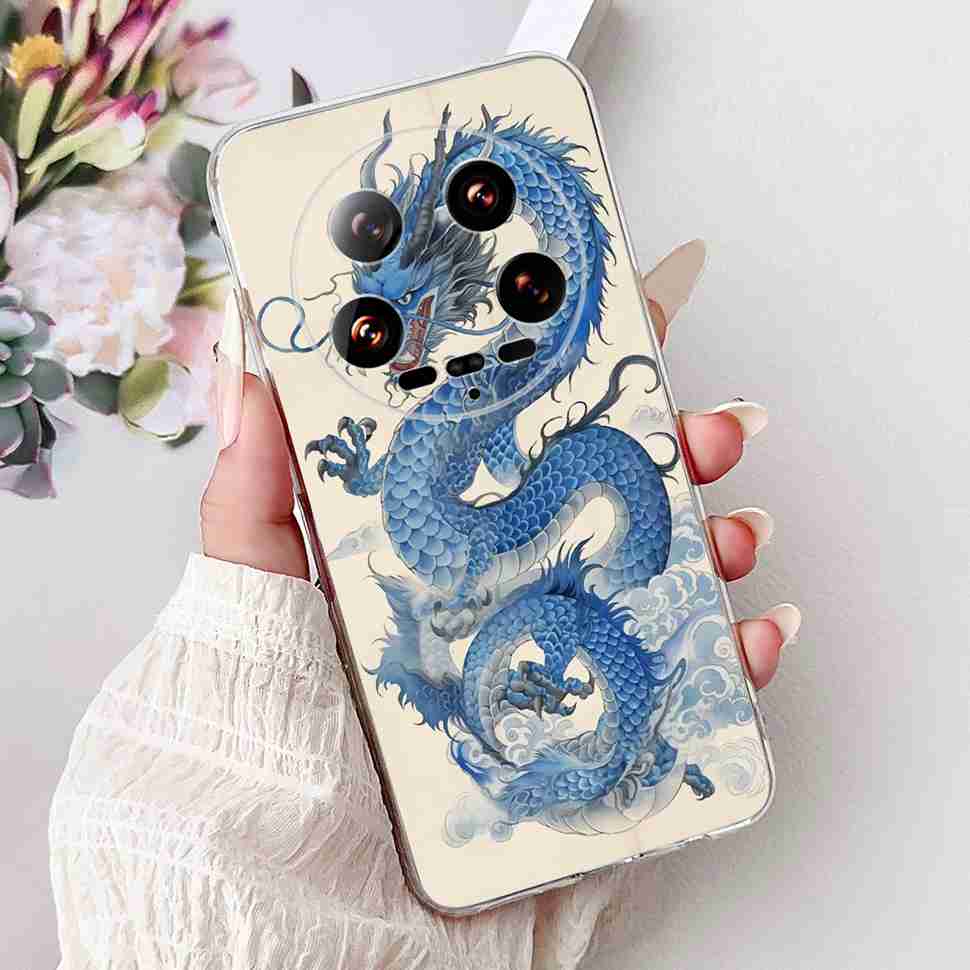 Case For Xiaomi 14 Ultra Butterfly Silicone Soft Phone Cover For Xiaomi Mi 14 Mi14 Ultra Shockproof Back Fundas Xiaomi 14Ultra