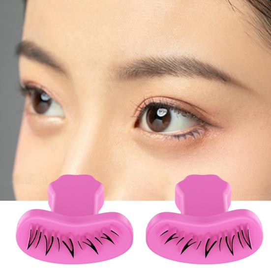 1 пара накладных ресниц, штамп для линии глаз, натуральный вид, накладные нижние ресницы, пластиковый штамп для легкого нанесения, многоразовые штампы для ресниц