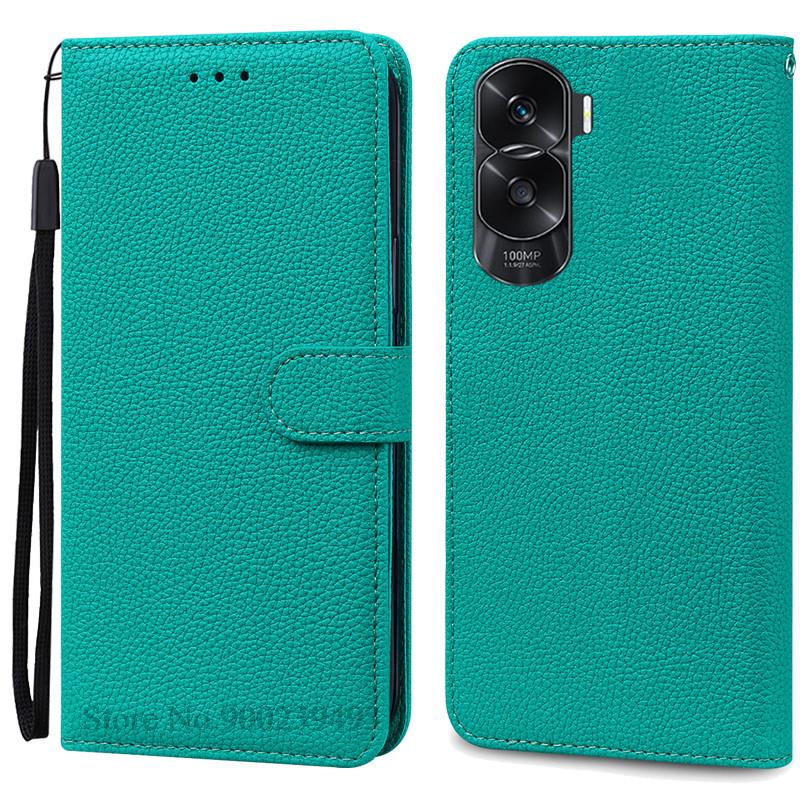 Чехол для Honor 90 Lite, мягкий, из ТПУ, силикона, кожаный чехол-кошелек, флип-чехол для Honor 90 Lite, 5G, чехол для телефона Honor 90lite, Fundas