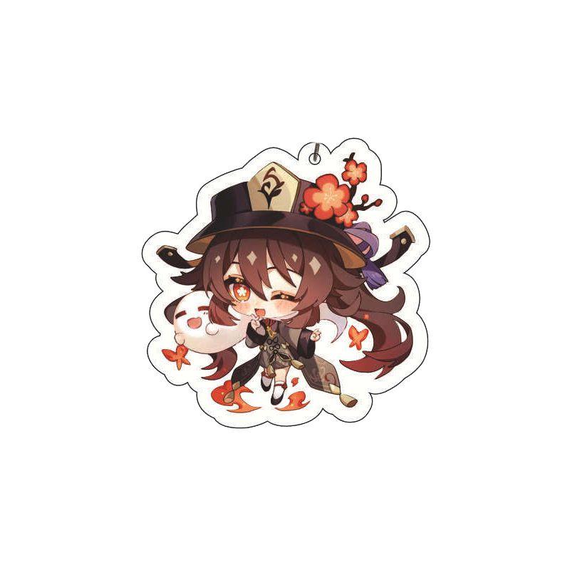 Оригинальный чехол для игрового персонажа Genshin Impact Акриловый милый брелок-шарм для фанатов