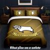 Derby County Design Bed Bedding Set 1 Duvet Cover + 2 Pillowcases Soft Breathable Household Bed Linens