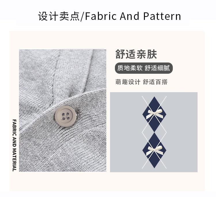 Boys and girls autumn/winter cardigan sweater new children's plaid knit sweater top