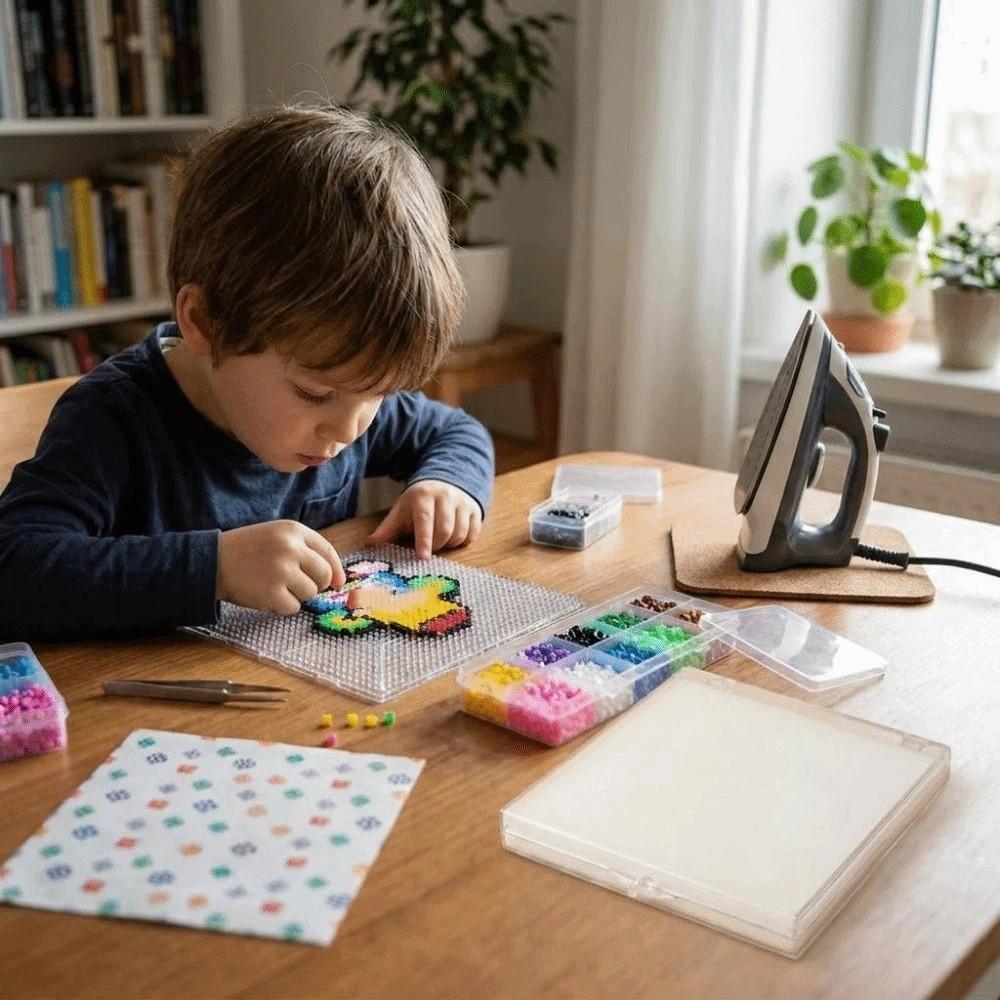 Пластиковый контейнер для хранения бусин Perler, прозрачный, пылезащитный, для термобусин, пустой, предотвращающий просыпание