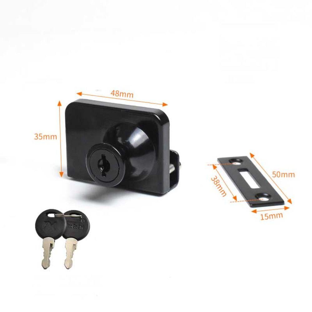 Прочный замок для стеклянного шкафа из цинкового сплава, замок для витрины торгового центра, дверные замки для шкафов