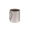 Кружка Snow Peak Titanium Double Mug 300 мл со складной ручкой MG-052FHR