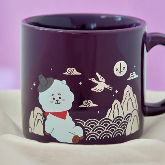 BT21 Кружка с перламутровым рисунком Premium K Edition 320 мл