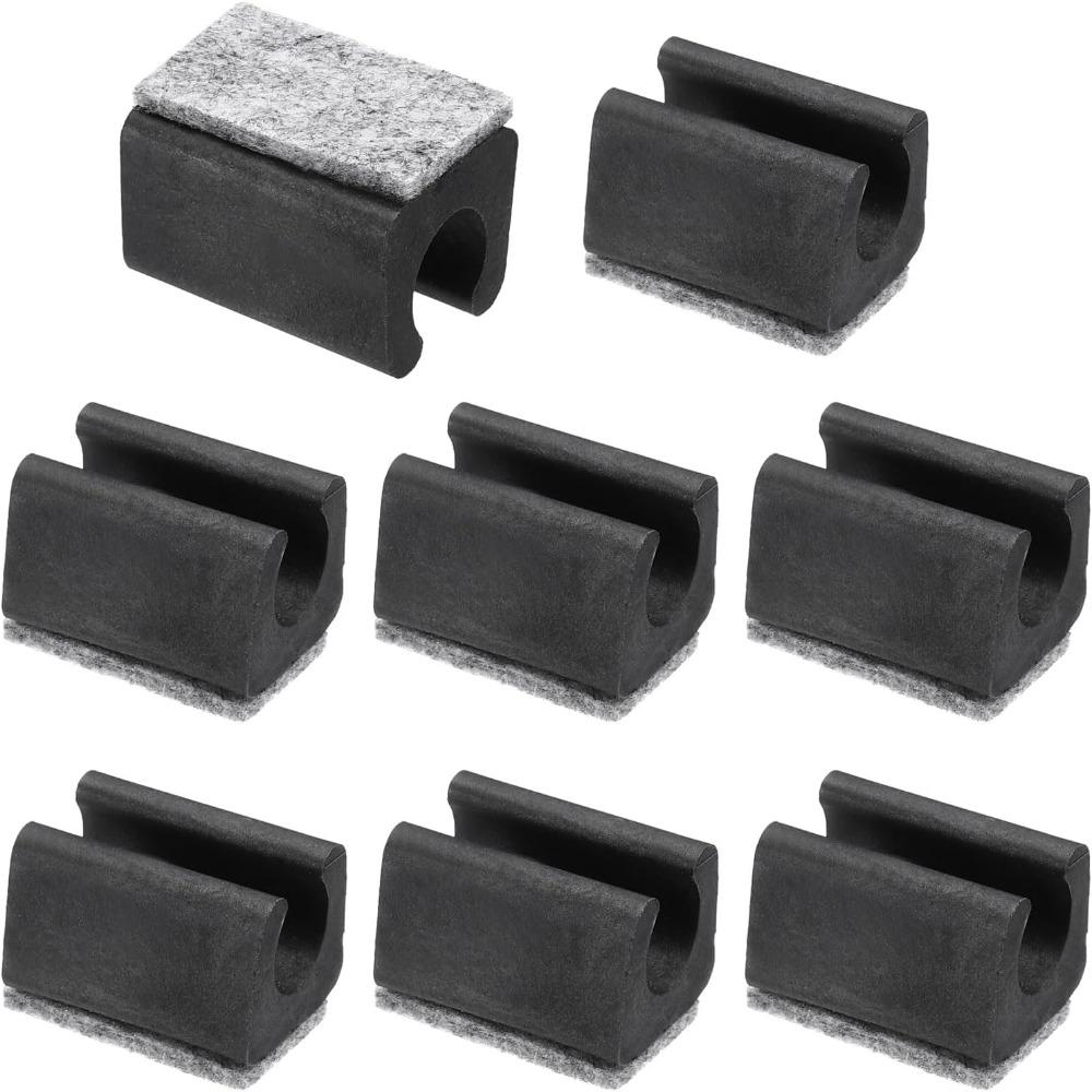 8 шт. НОВЫЕ с войлочной подкладкой Чехлы на ножки стульев Скользят плавно Без шума Наконечники на ножки стульев Колпачки Не царапают Защитные накладки на ножки мебели Офис