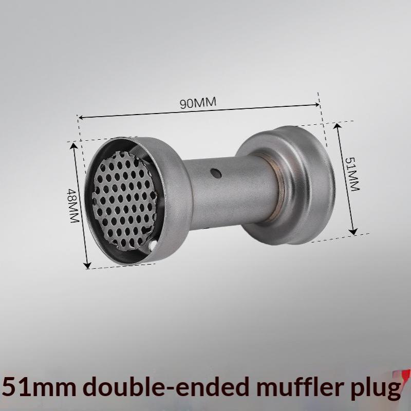 Slip On Universal Motorcycle Db Killer Catalyst Noise Sound Eliminator Exhaust Flow Moto Escape Muffler