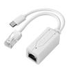 24V/5V Step Down POE Splitter For Surveillances Systems Plugs Play Installation Overloads Protections ABS Construction