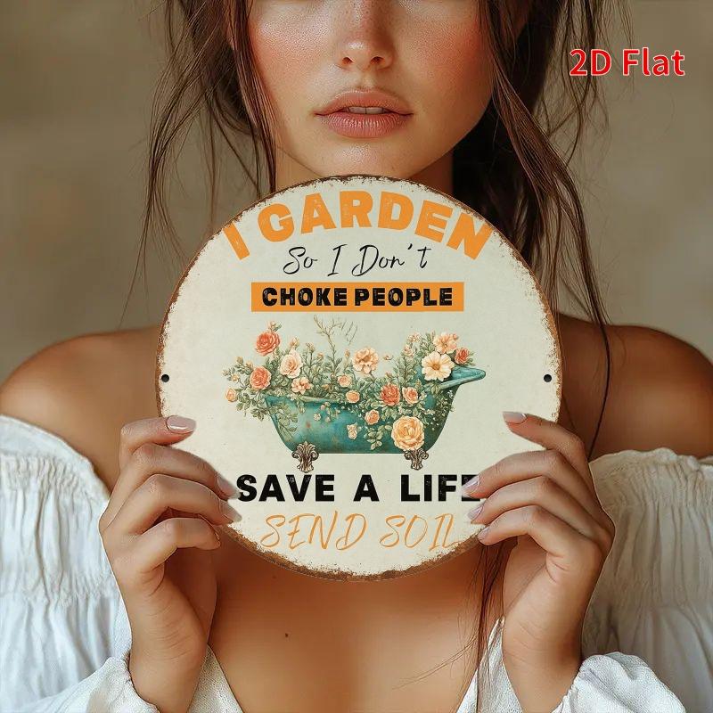High Definition Iron Painting Please Keep Door Closed Cats Planning Escape Funny Round Metal Sign for Pet Lovers Home Decor