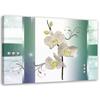 Canvas Print, White Orchid Flower Nature